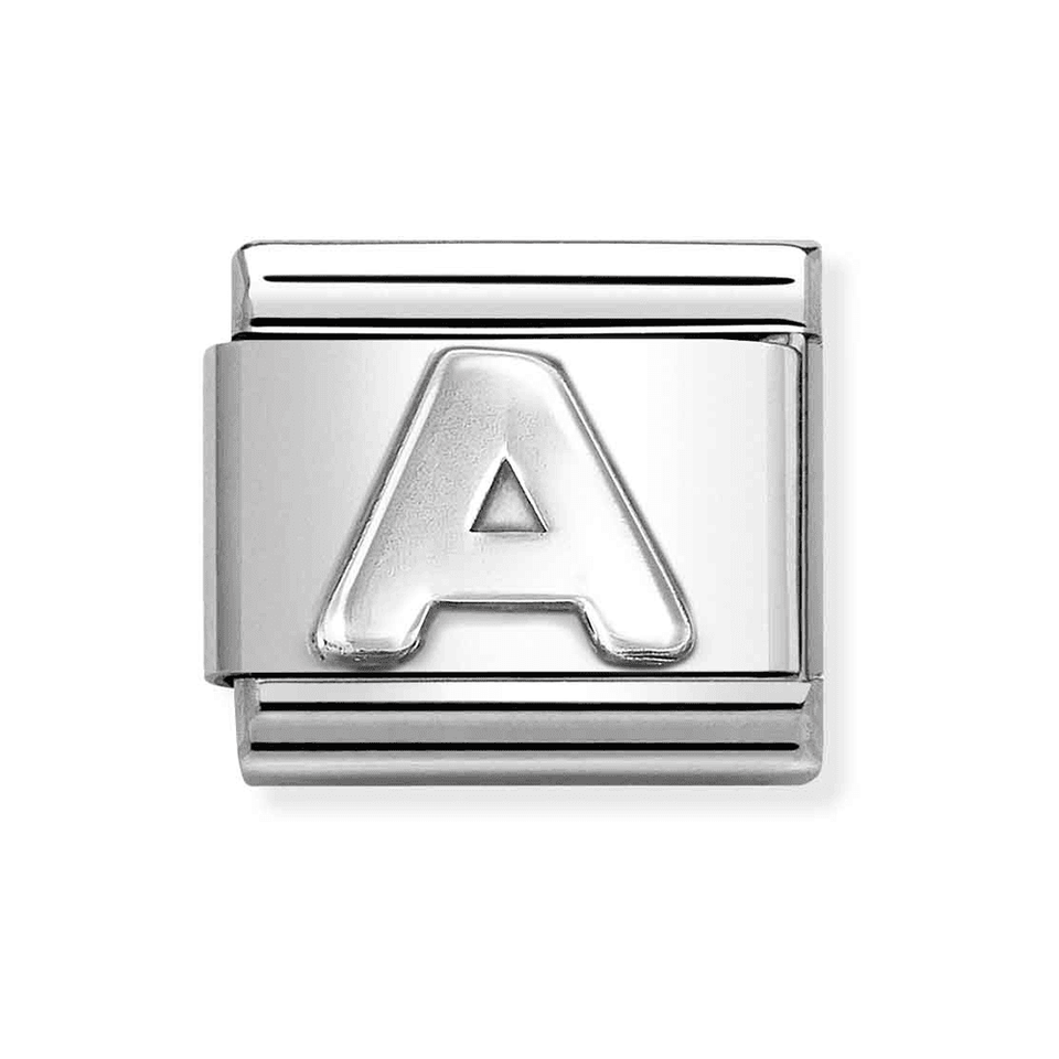 Nomination CLASSIC Silvershine Letter 