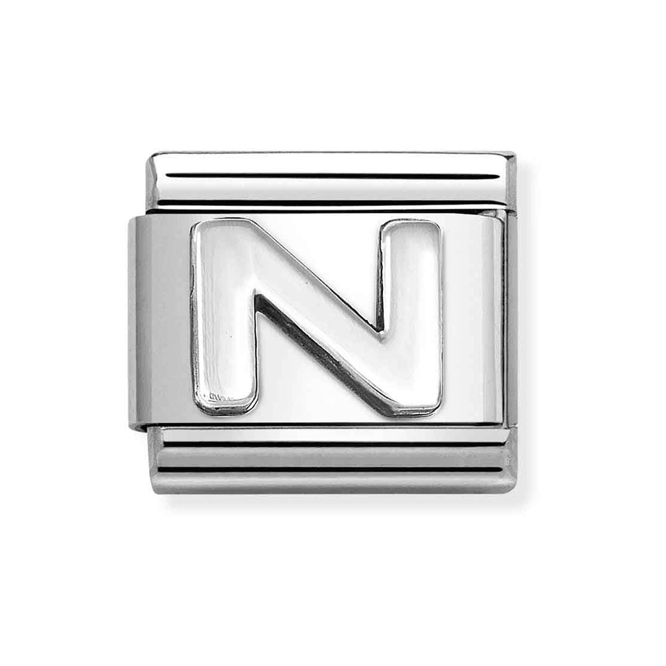 Nomination CLASSIC Silvershine Letter 