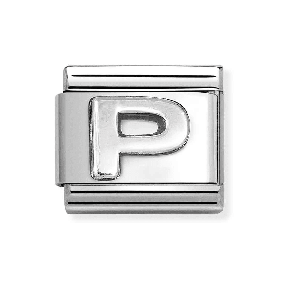 Nomination CLASSIC Silvershine Letter 