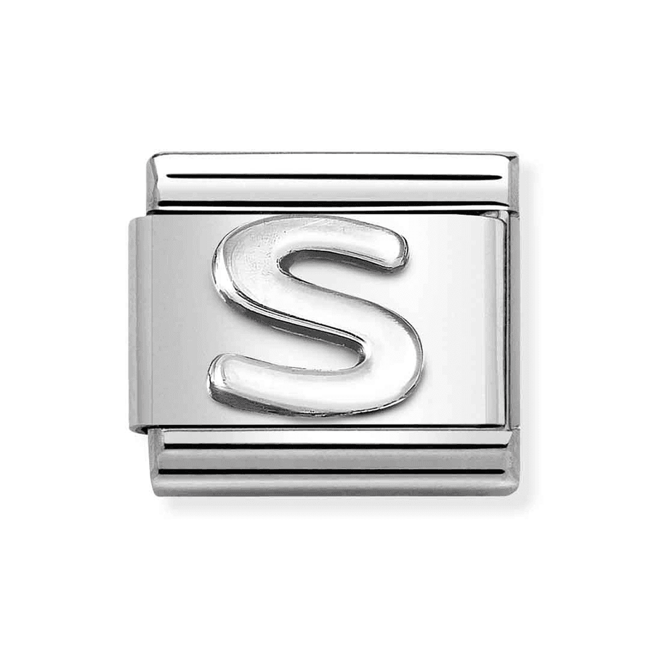 Nomination CLASSIC Silvershine Letter 