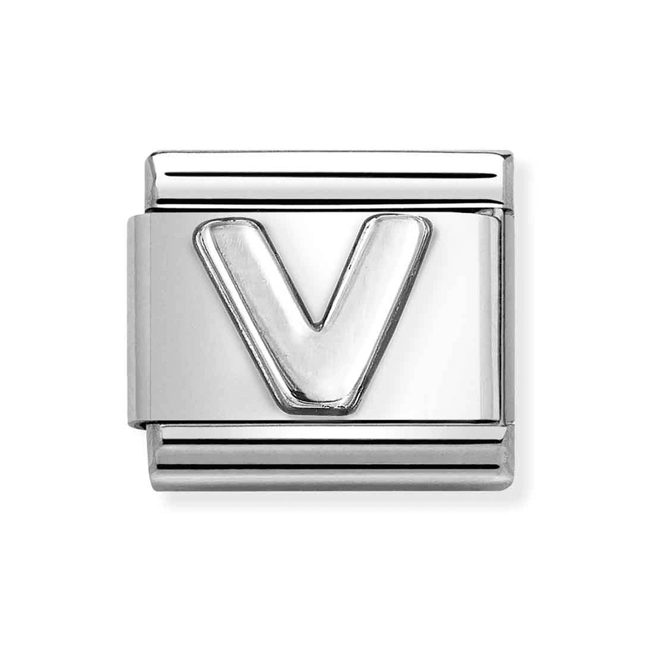 Nomination CLASSIC Silvershine Letter 