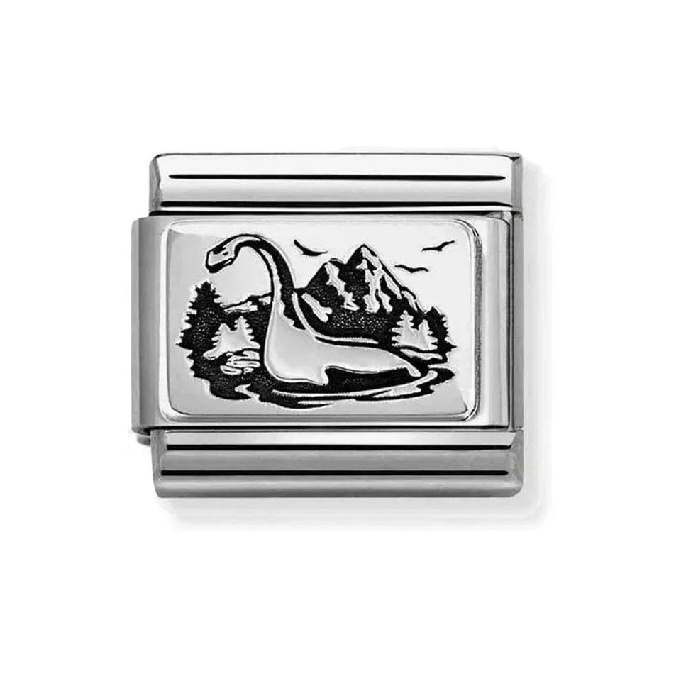 Nomination CLASSIC Silvershine Loch Ness Monster Charm