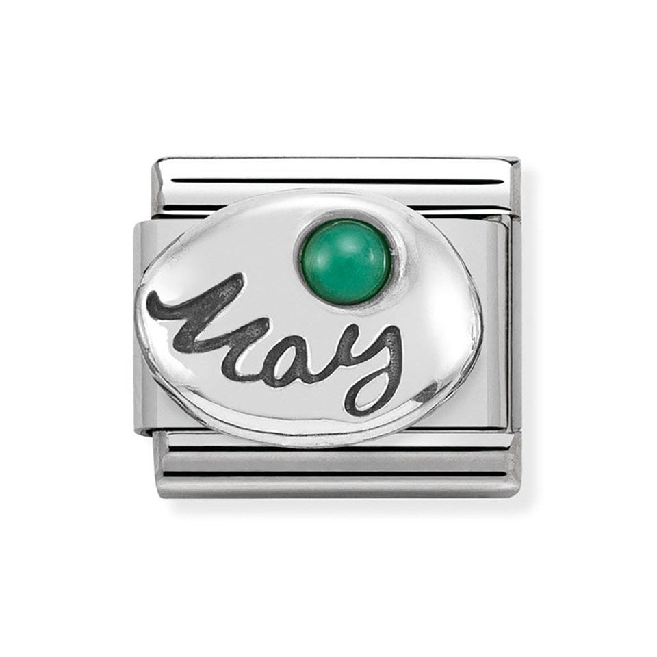 Nomination CLASSIC Silvershine May Birthstone Charm (Emerald)