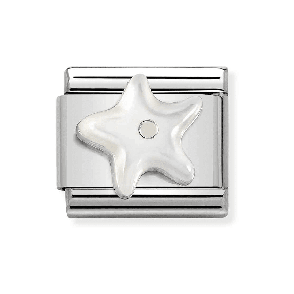 Nomination CLASSIC Silvershine Mother of Pearl Starfish Charm