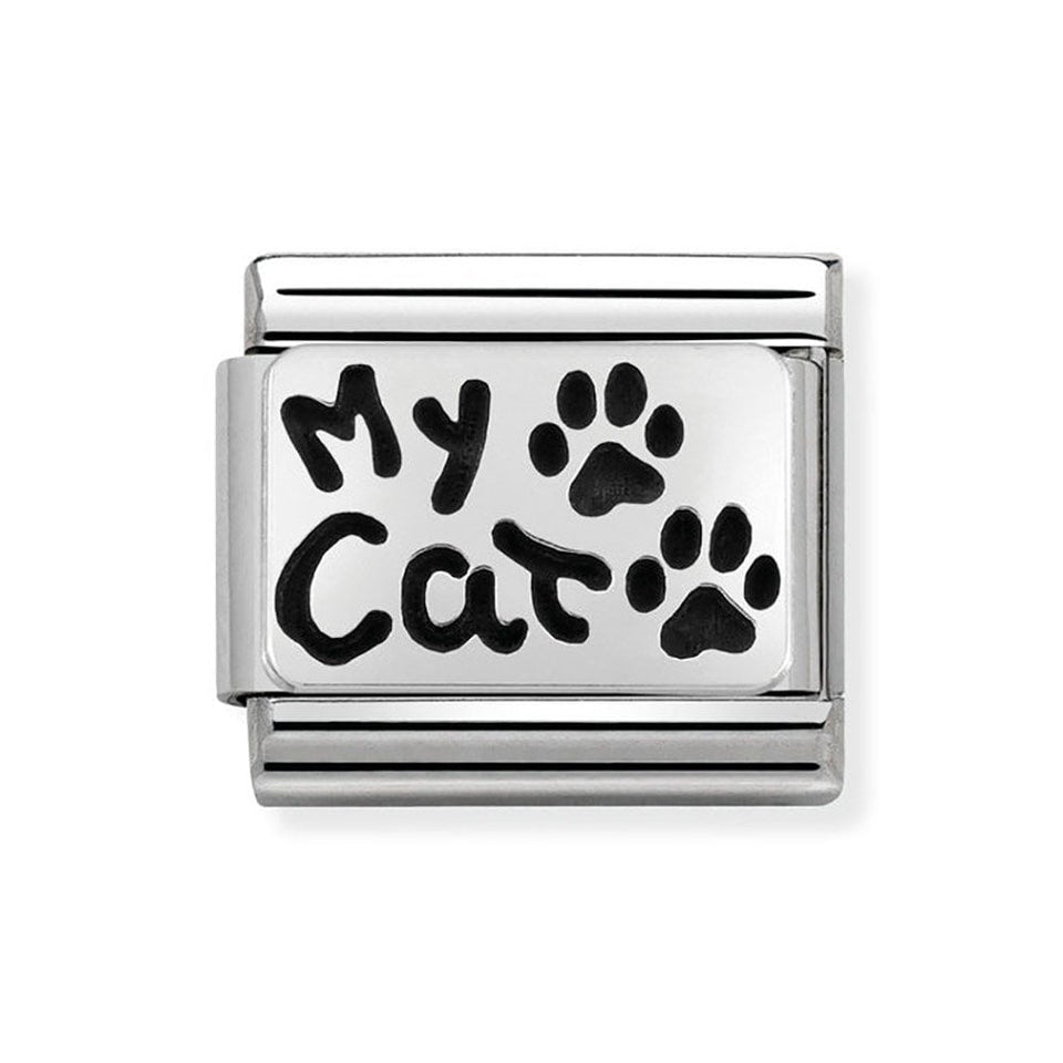 Nomination CLASSIC Silvershine 'MY CAT' Charm