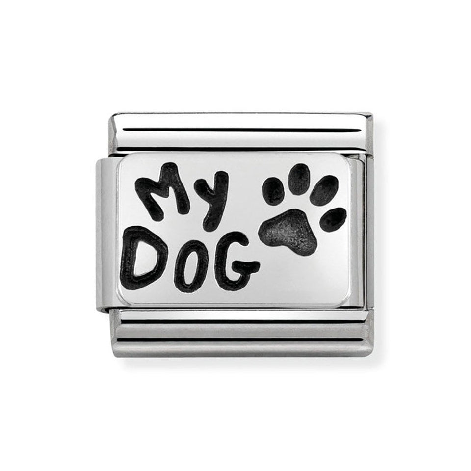 Nomination CLASSIC Silvershine 'MY DOG' Charm