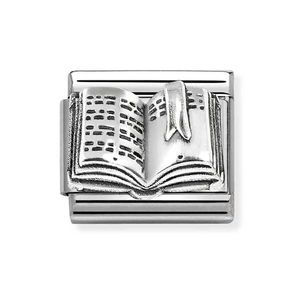 Nomination CLASSIC Silvershine Open Book Charm
