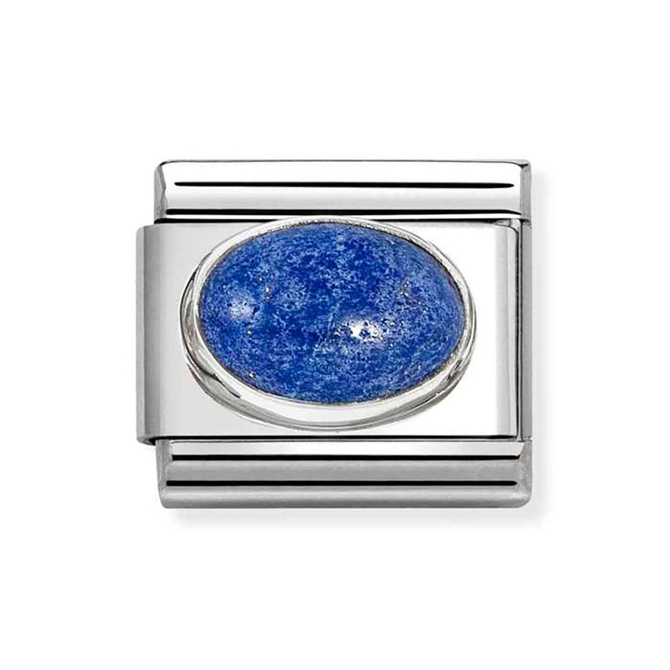 Nomination CLASSIC Silvershine Oval Lapis Charm