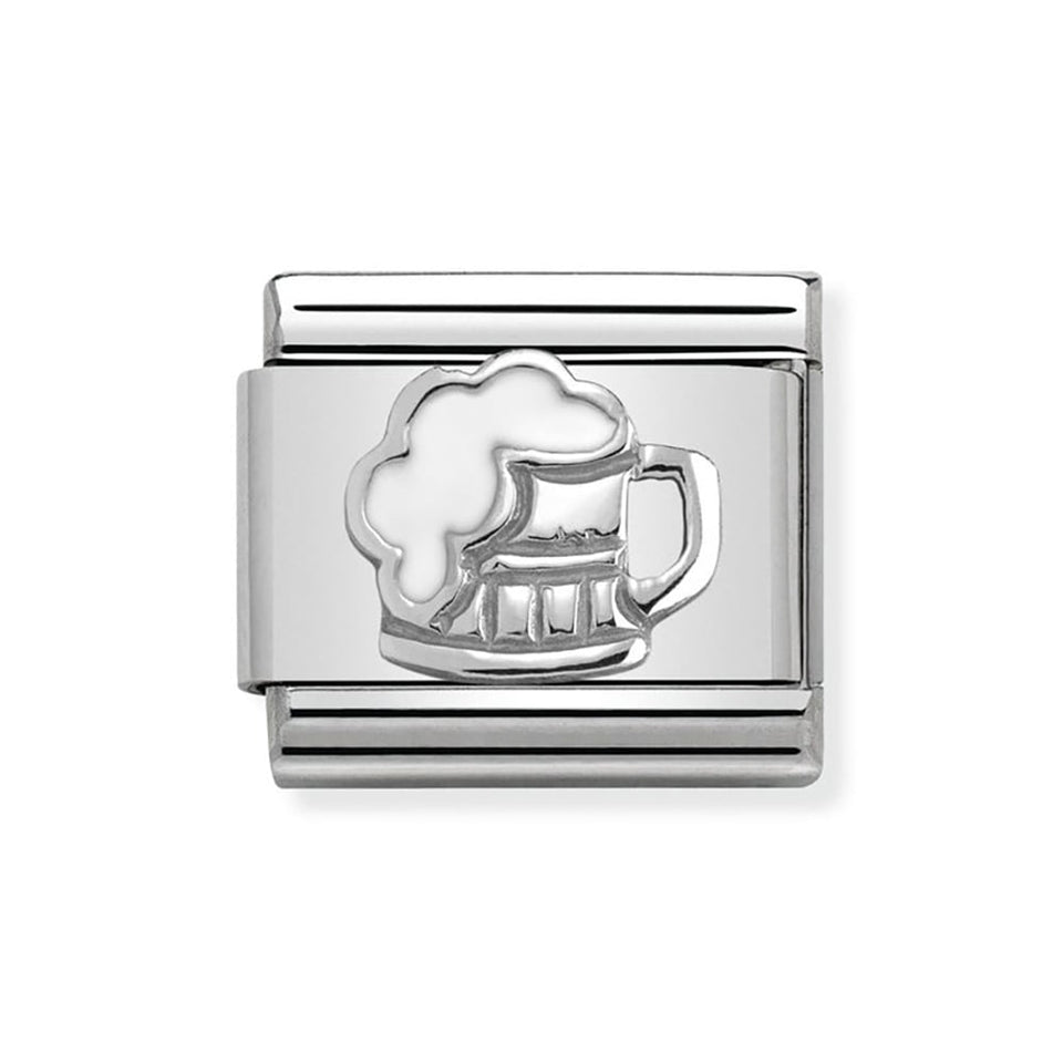 Nomination CLASSIC Silvershine Pint Of Beer Charm