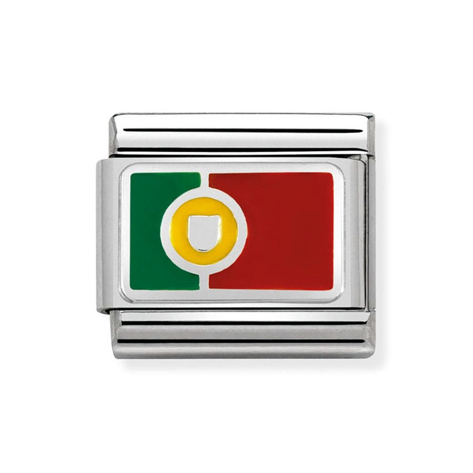 Nomination CLASSIC Silvershine Portugal Flag Charm