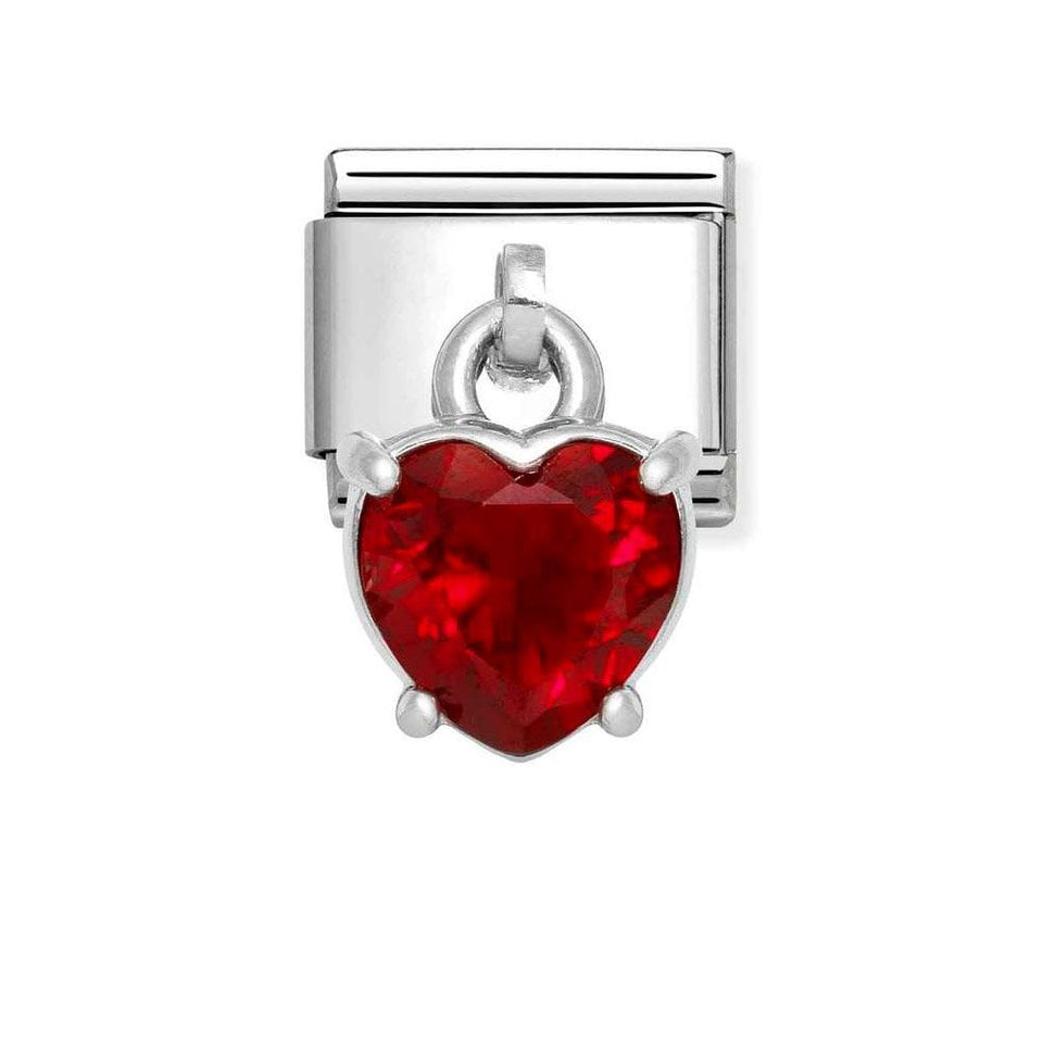 Nomination CLASSIC Silvershine Red Heart Pendant Charm