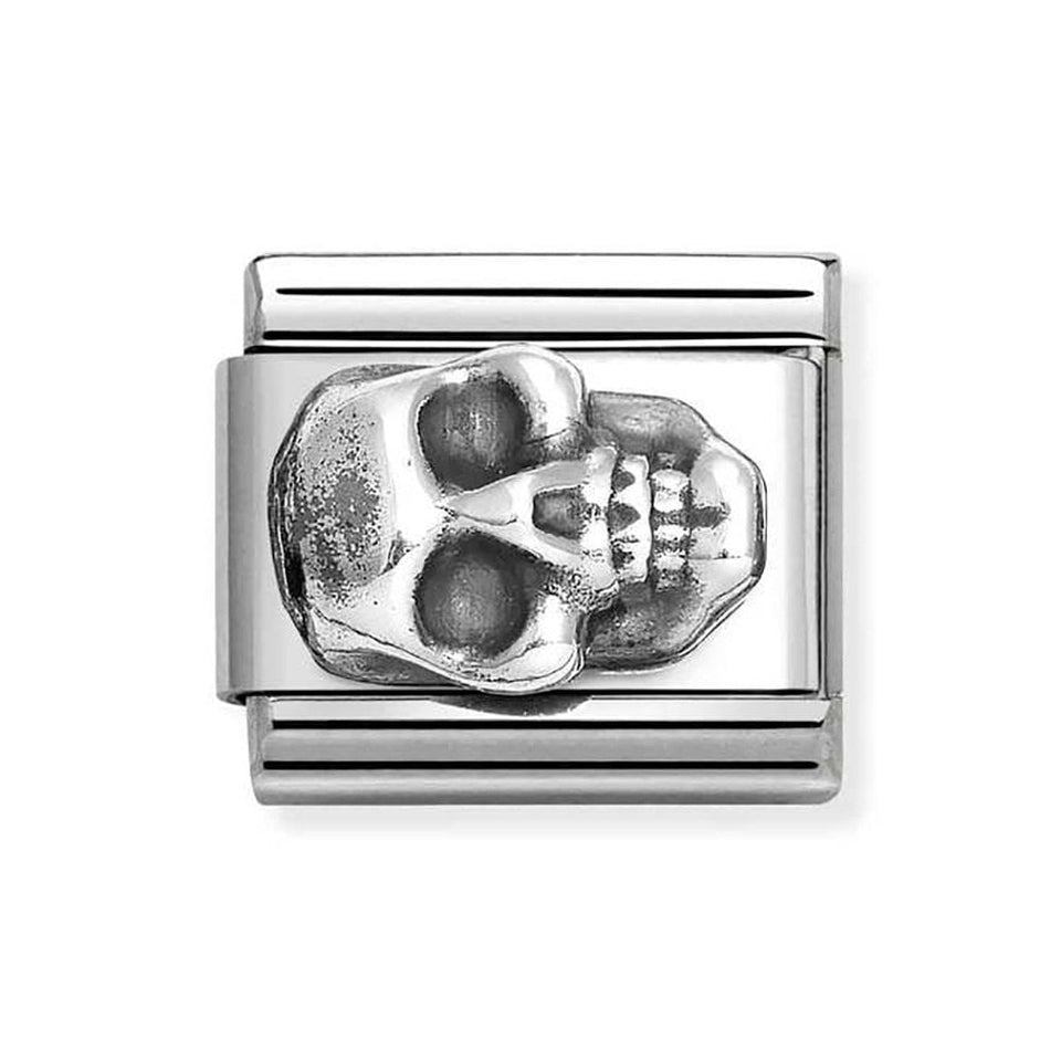Nomination CLASSIC Silvershine Skull Charm