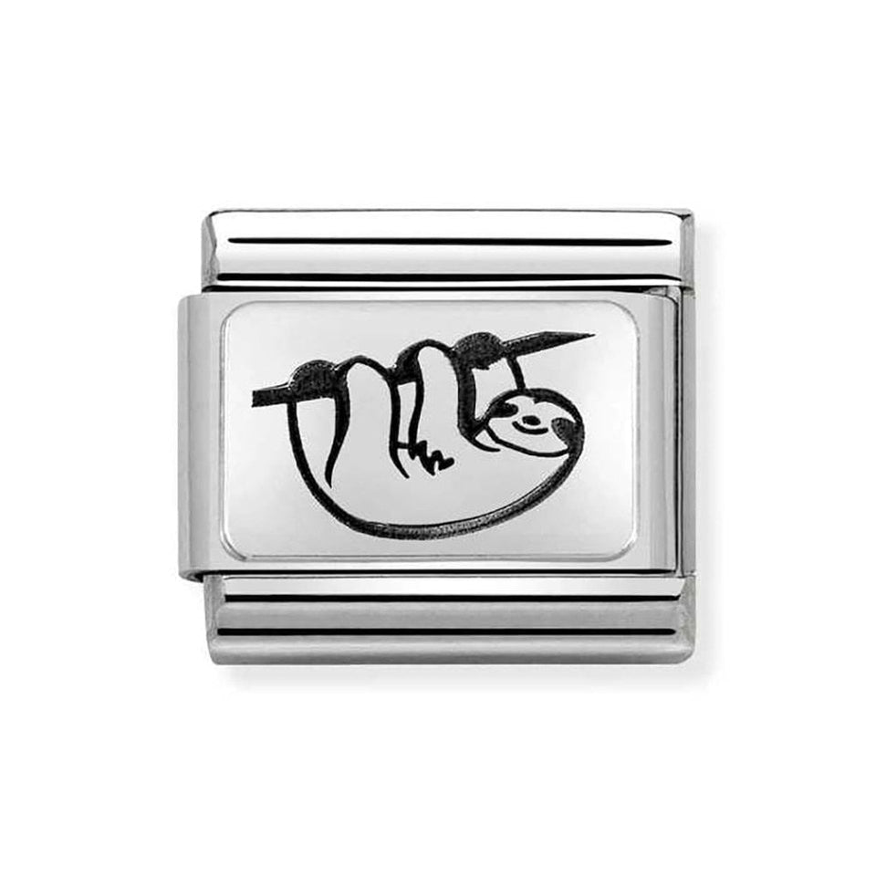 Nomination CLASSIC Silvershine Sloth Charm