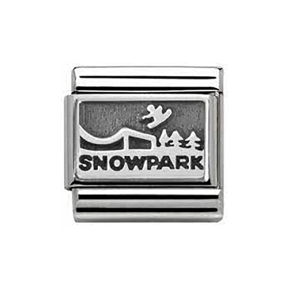 Nomination CLASSIC Silvershine Snow Park Charm