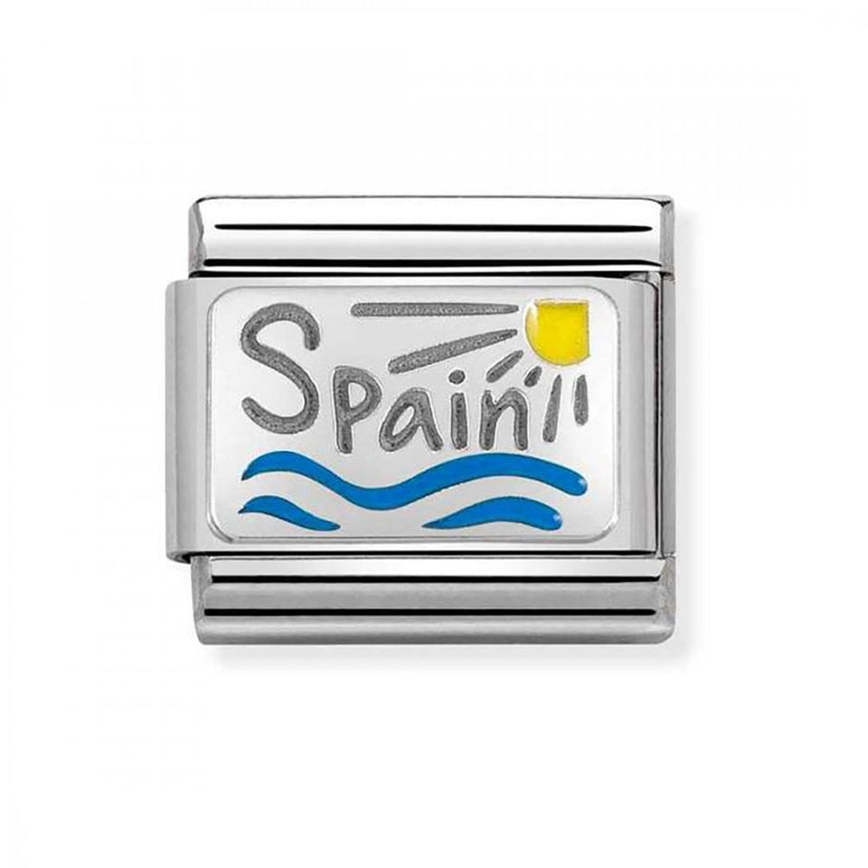 Nomination CLASSIC Silvershine 'Spain' Charm