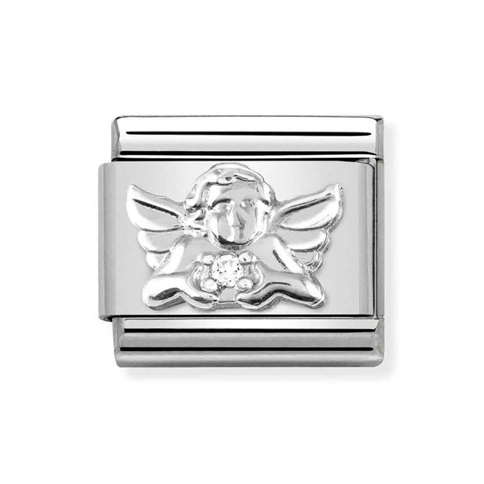 Nomination CLASSIC Silvershine Spirituality Angel Charm
