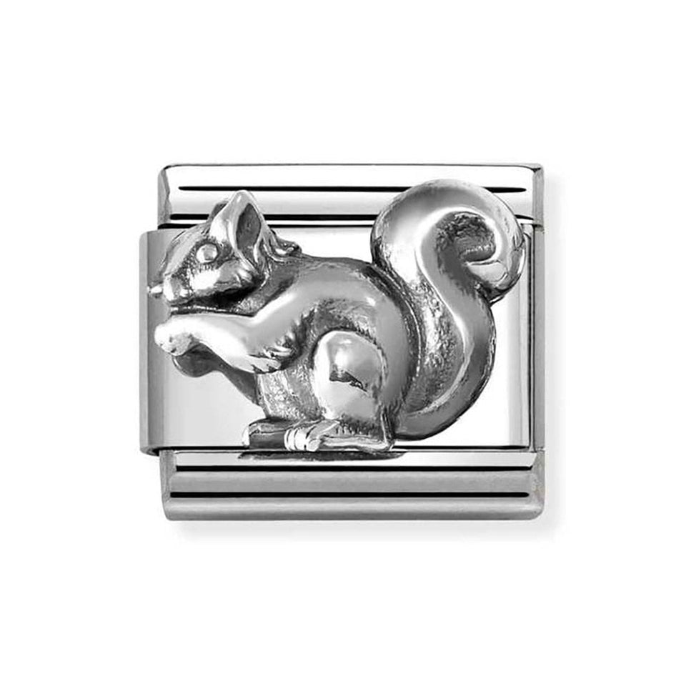 Nomination CLASSIC Silvershine Squirrel Charm