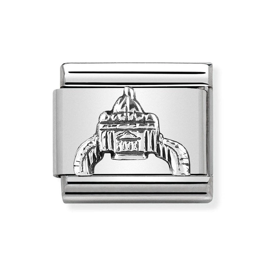 Nomination CLASSIC Silvershine St. Peter Square Charm