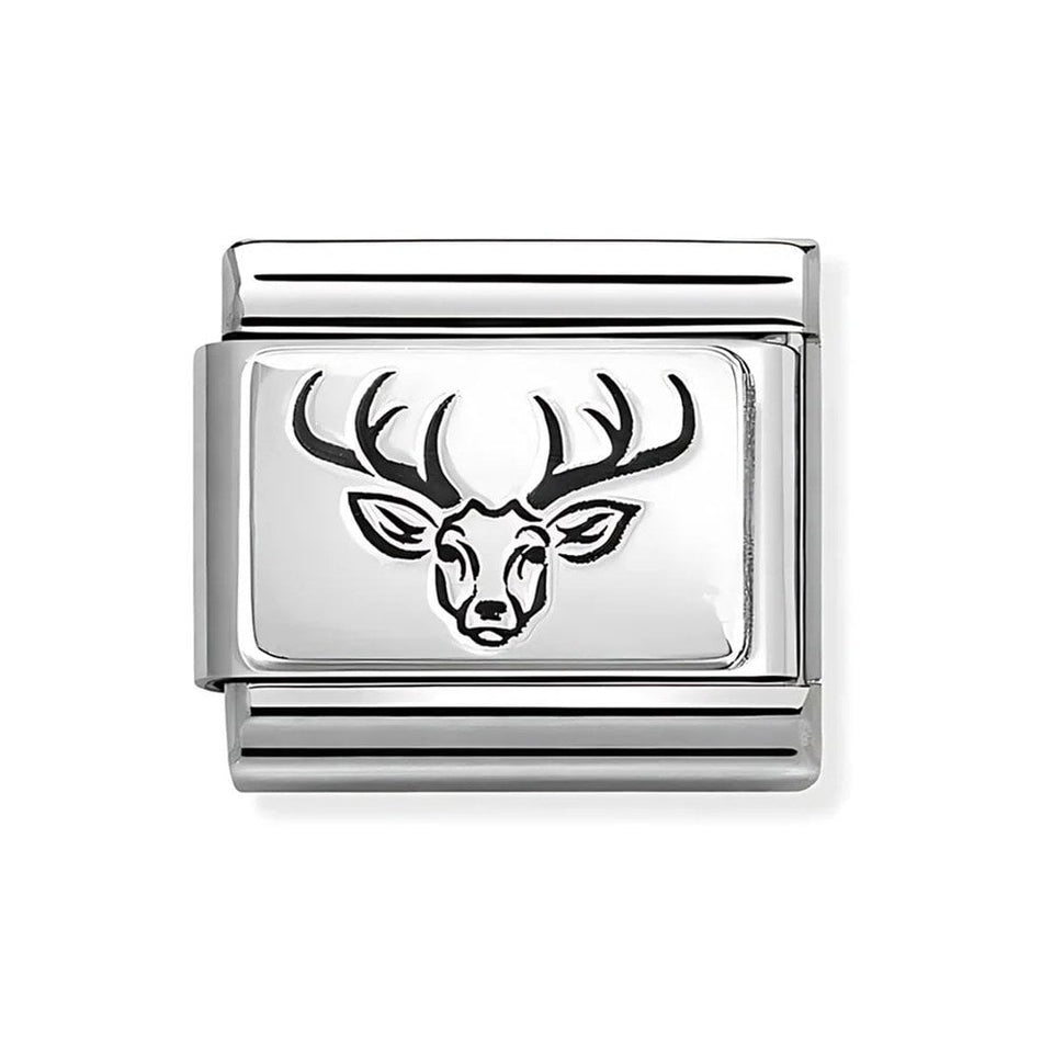 Nomination CLASSIC Silvershine Stag Head Charm