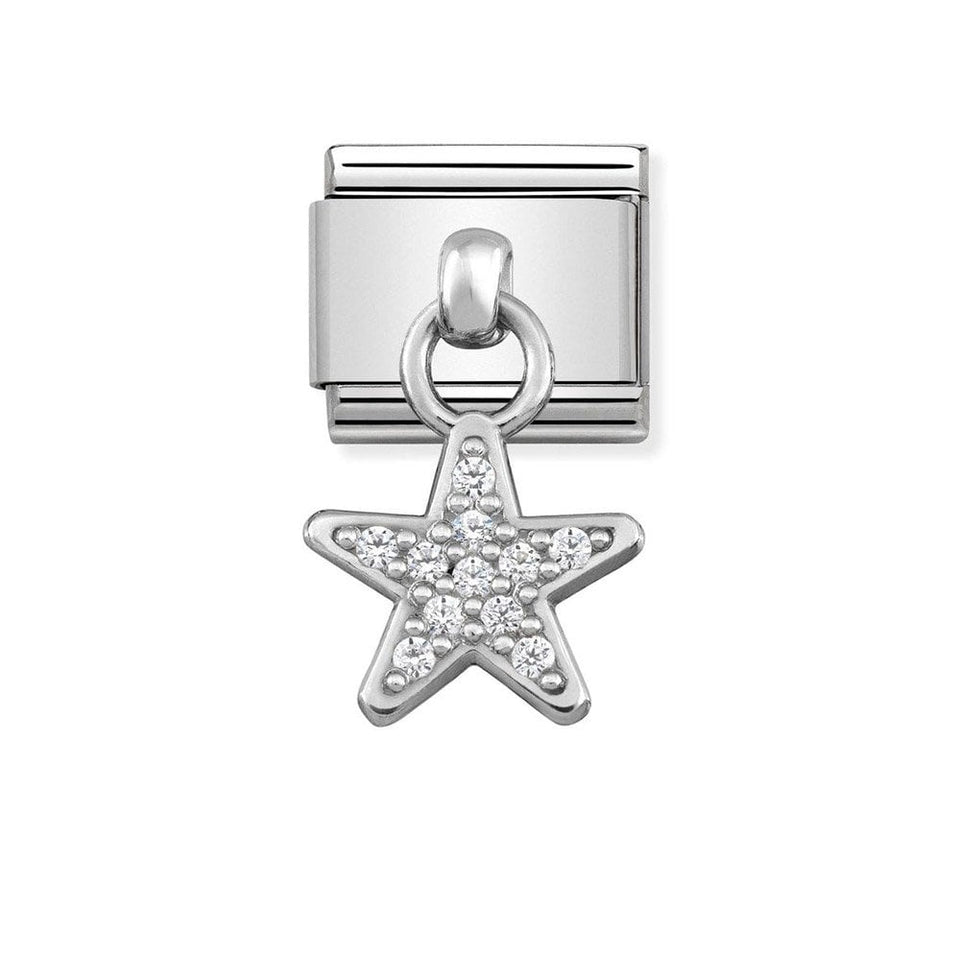 Nomination CLASSIC Silvershine Star Drop Charm