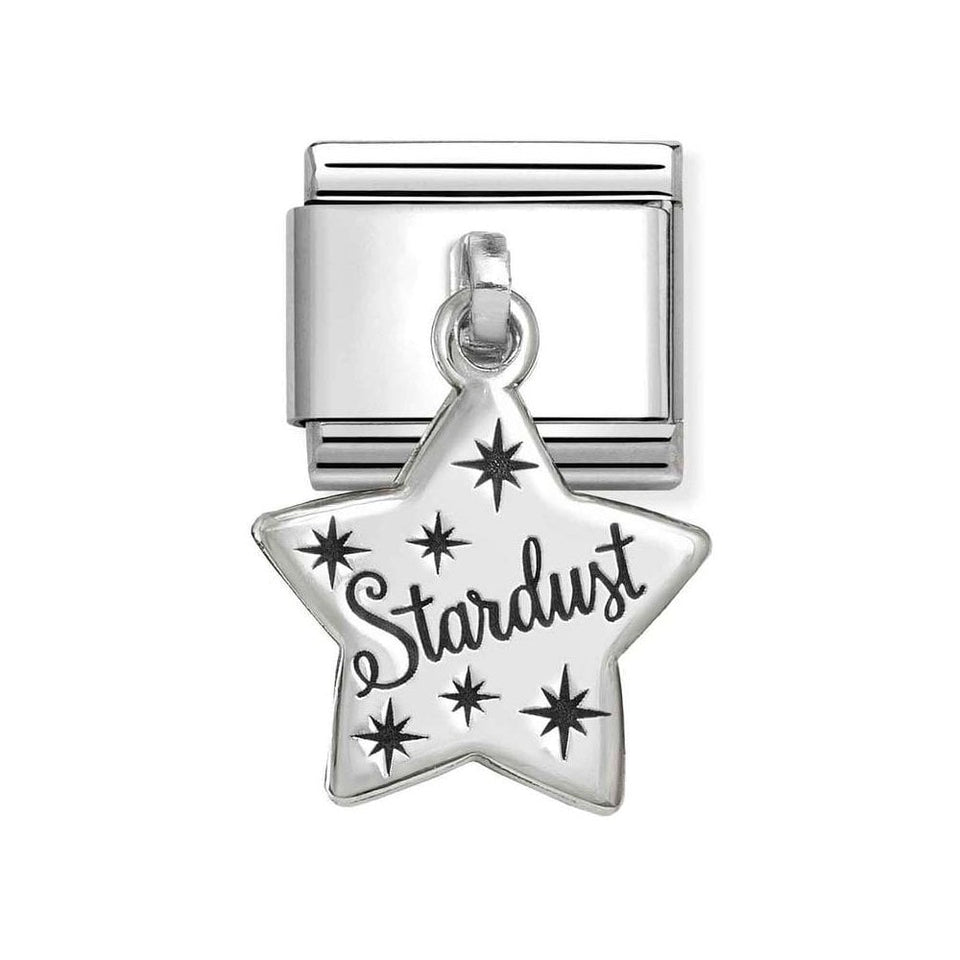 Nomination CLASSIC Silvershine Stardust Star Dangle Charm