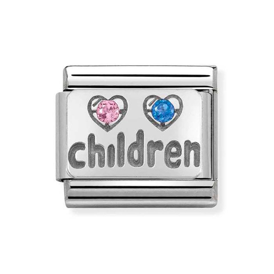 Nomination CLASSIC Silvershine Stone Set Children Charm