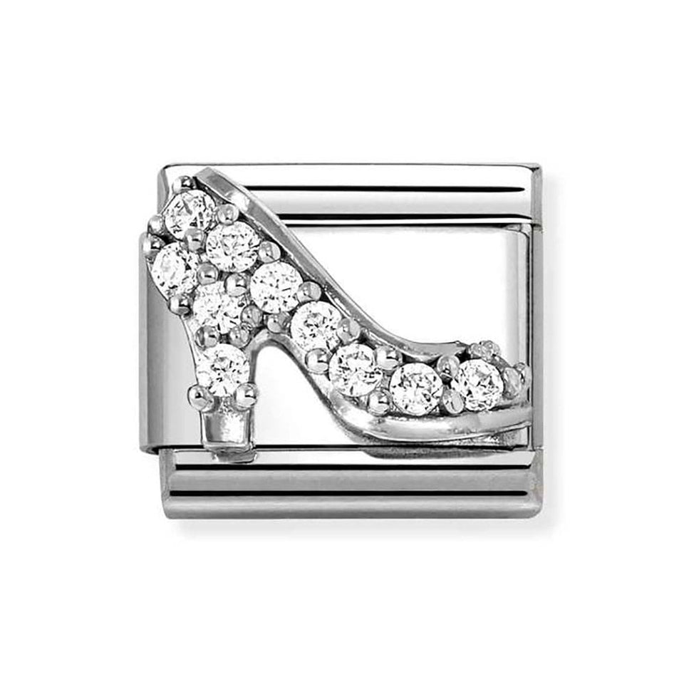 Nomination CLASSIC Silvershine Stone Set High Heel Charm