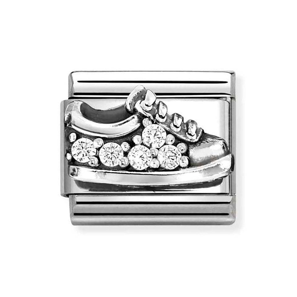 Nomination CLASSIC Silvershine Stone Set Sneakers Charm