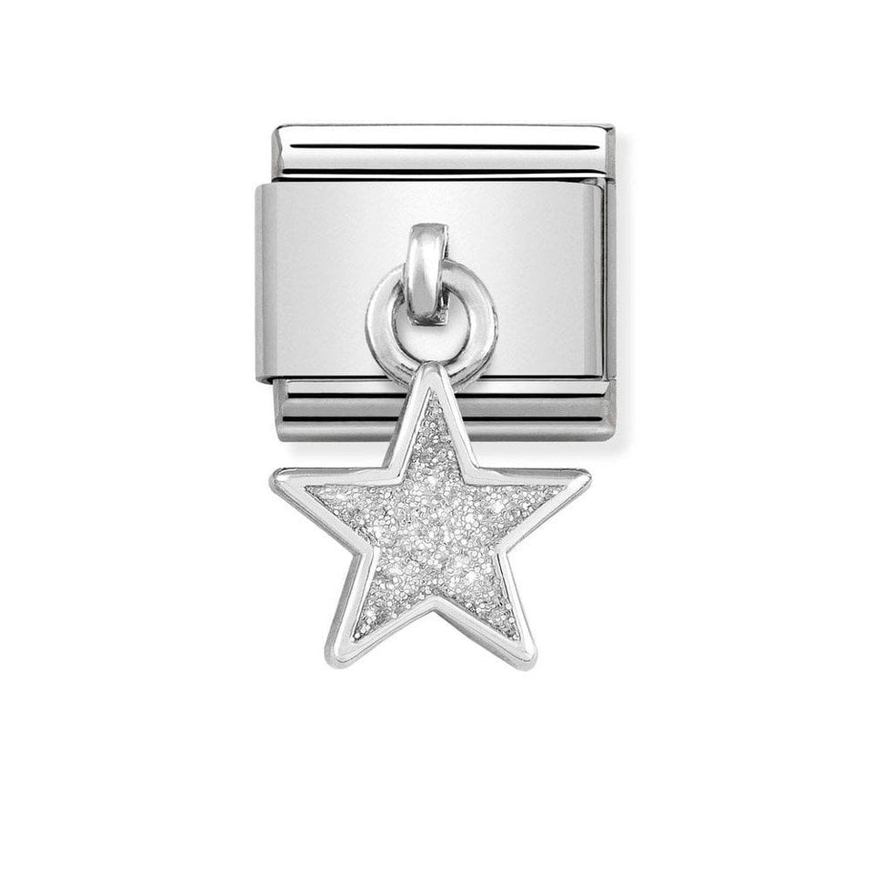 Nomination CLASSIC Silvershine Stone Set Star Charm