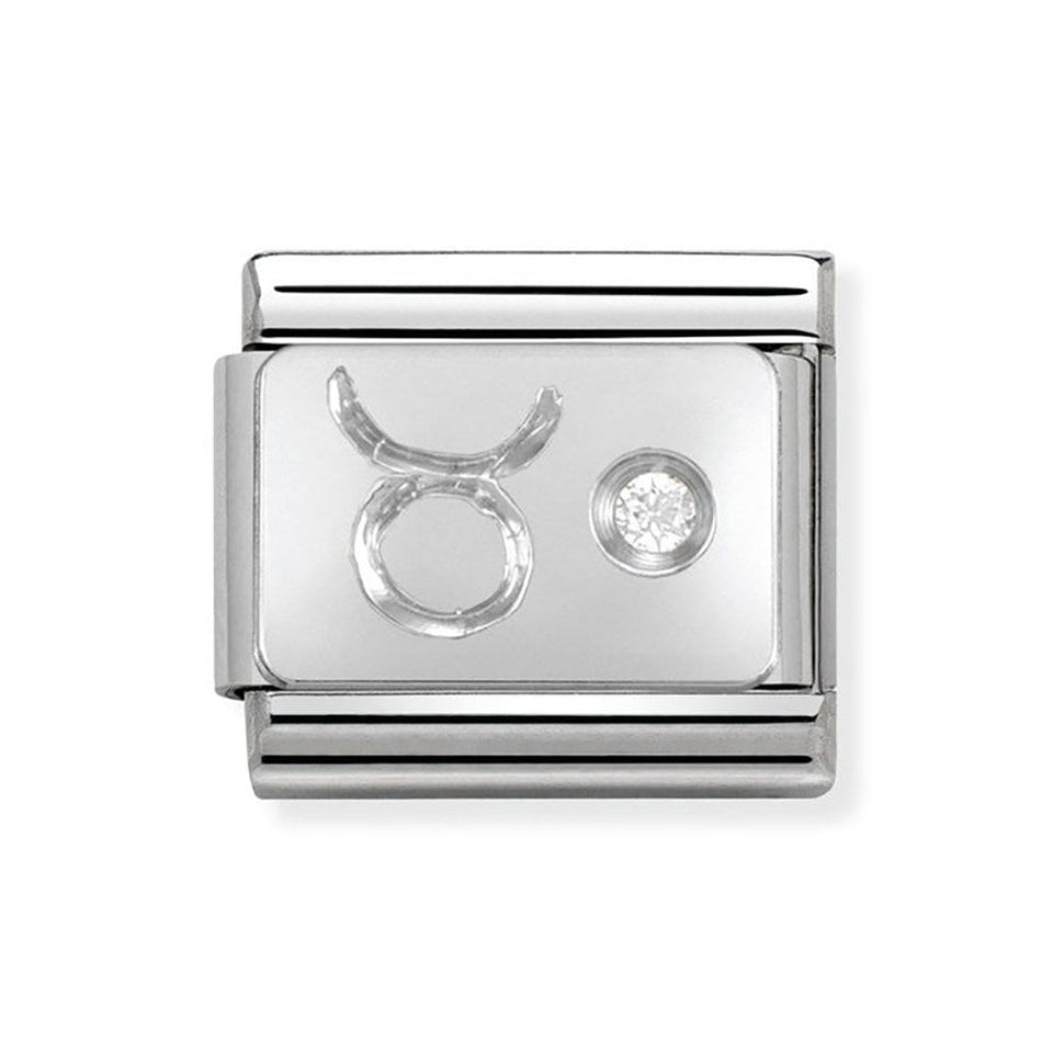 Nomination CLASSIC Silvershine Taurus Charm