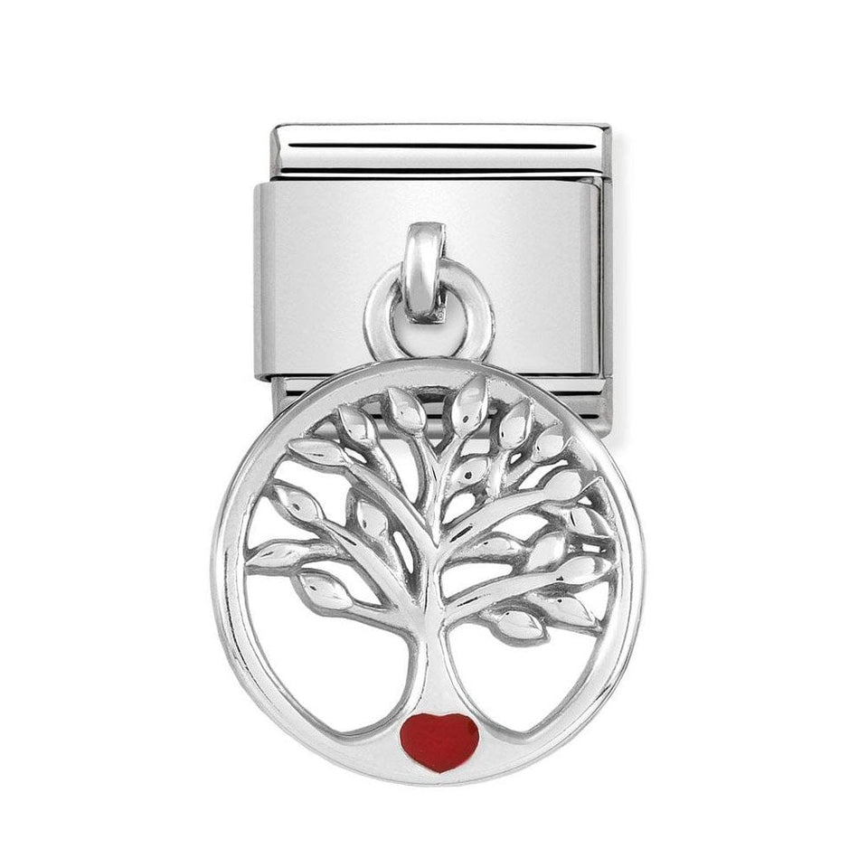 Nomination CLASSIC Silvershine Tree of Life Drop Charm