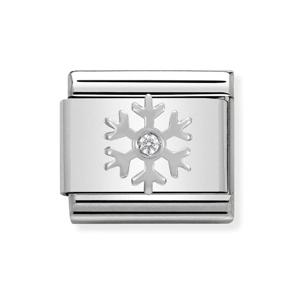 Nomination CLASSIC Silvershine Winter Snowflake Charm