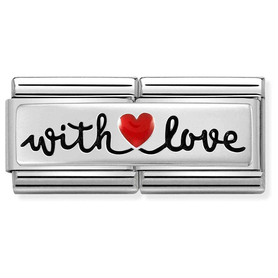 Nomination CLASSIC Silvershine 'WITH LOVE' Charm