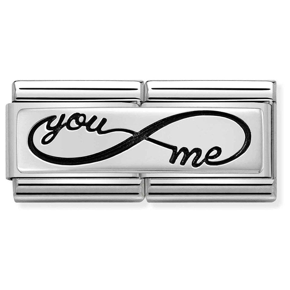 Nomination CLASSIC Silvershine 'YOU & ME' Infinity Charm