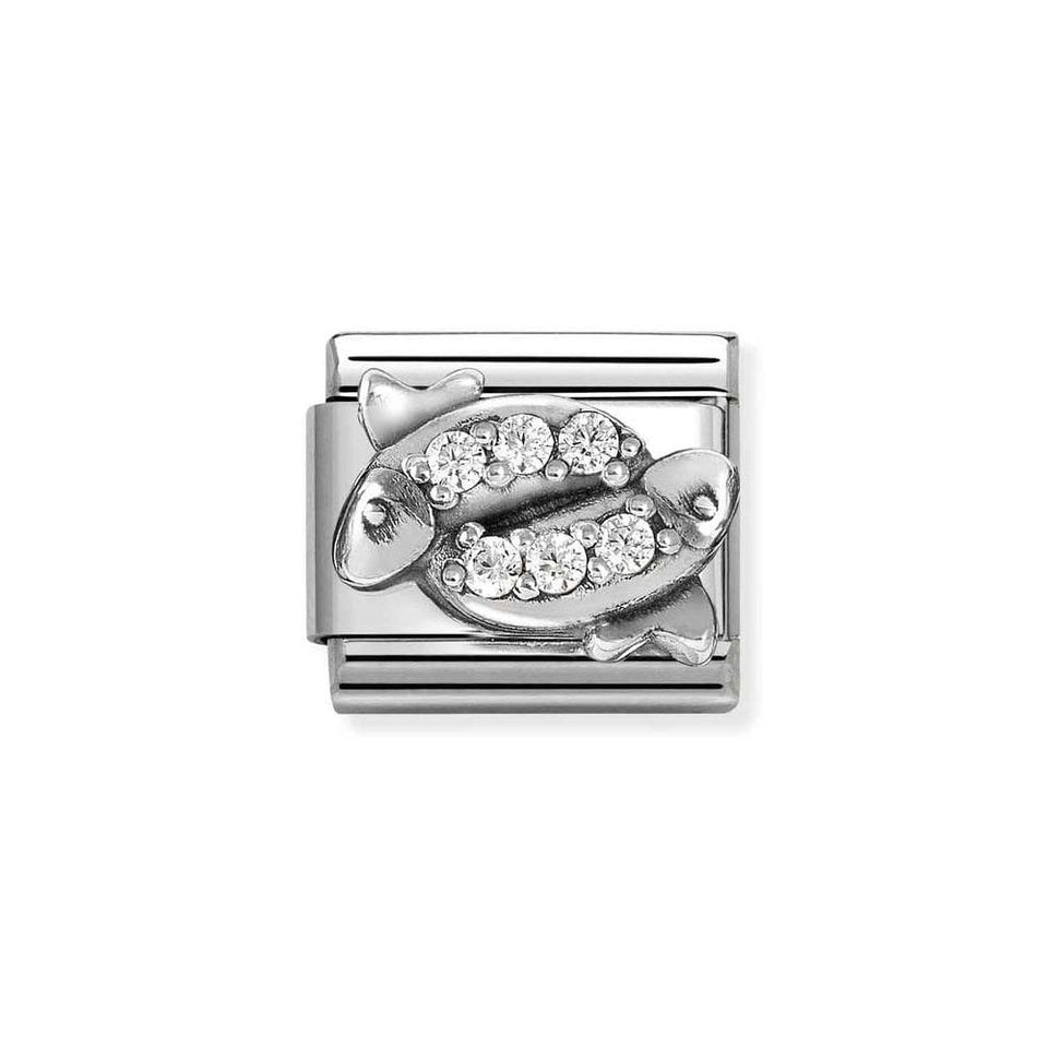 Nomination CLASSIC Silvershine Zodiac Pisces Charm