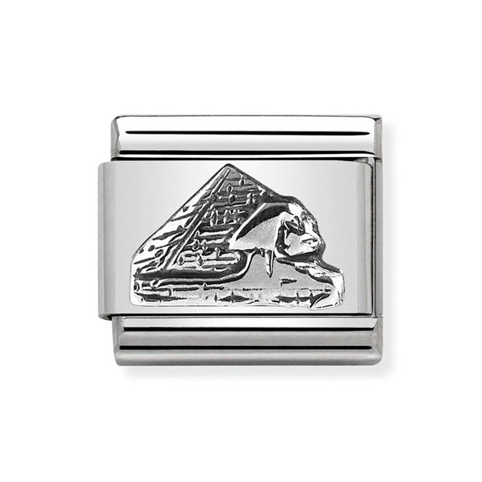 Nomination CLASSIC Silveshine Monuments Relief Pyramid Charm