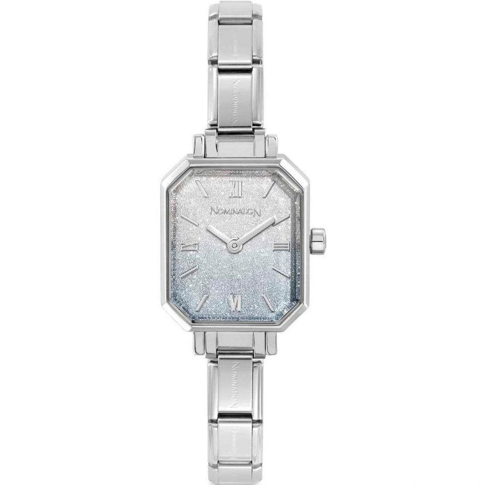 Nomination Classic Time Paris Blue Glitter Ombre Dial Watch
