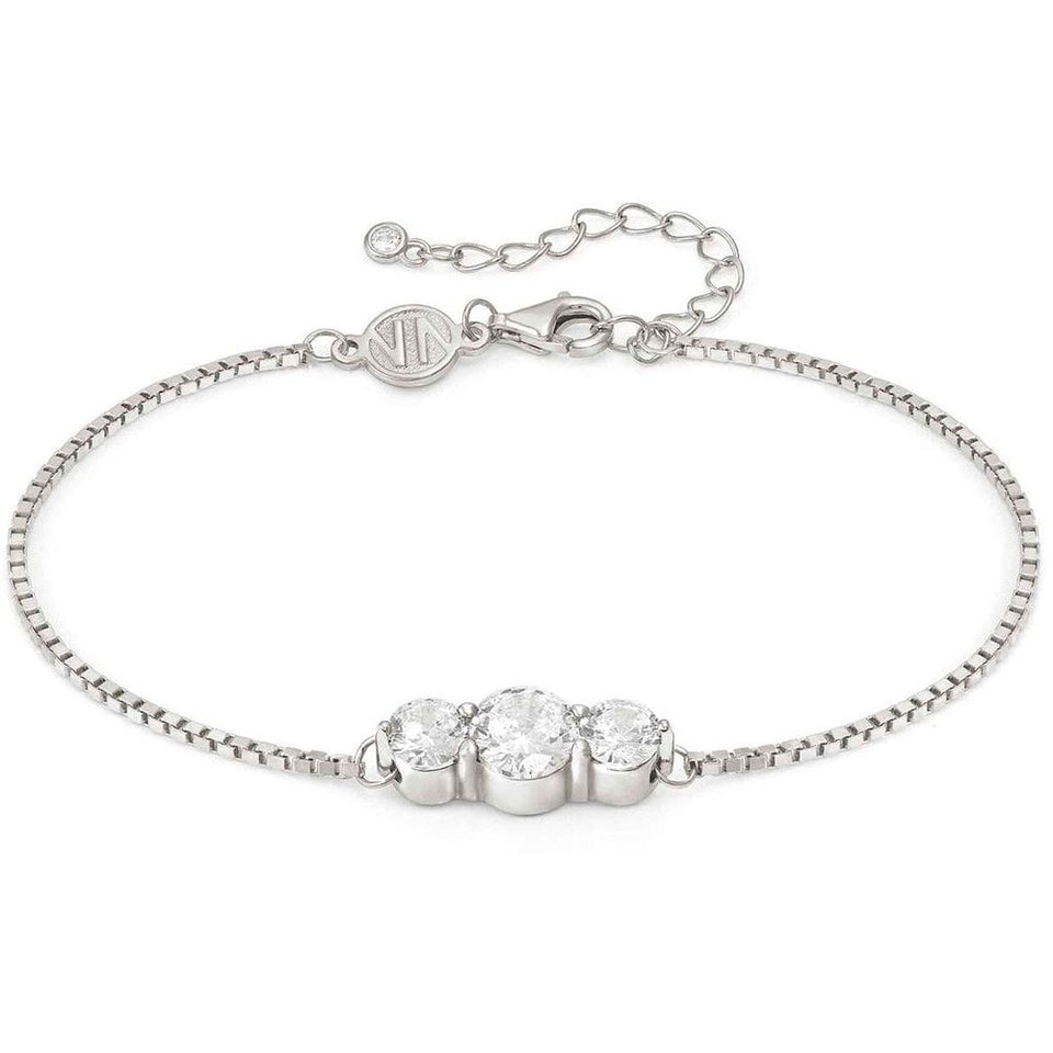 Nomination COLOUR WAVE Silver Three Stone Bracelet