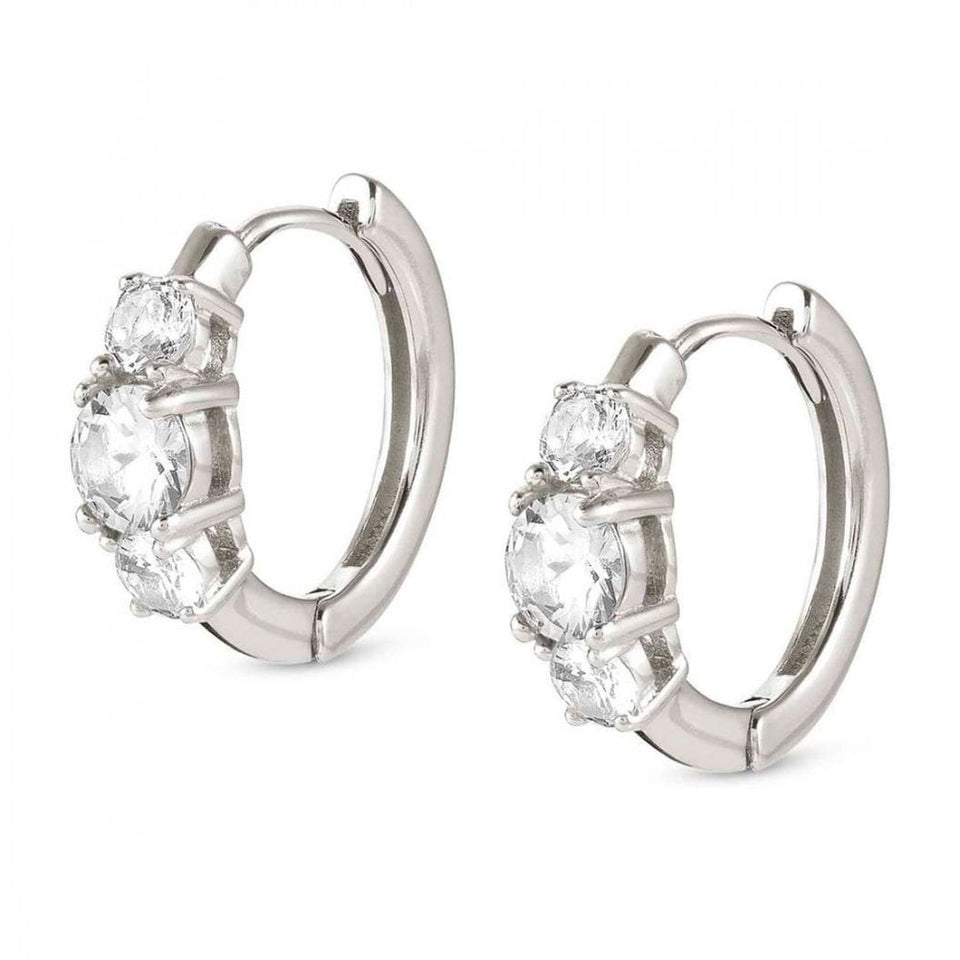 Nomination COLOUR WAVE Three Stone Hoops