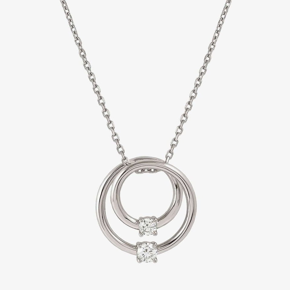 Nomination COSMICLOVE Steel Double Circle Necklace