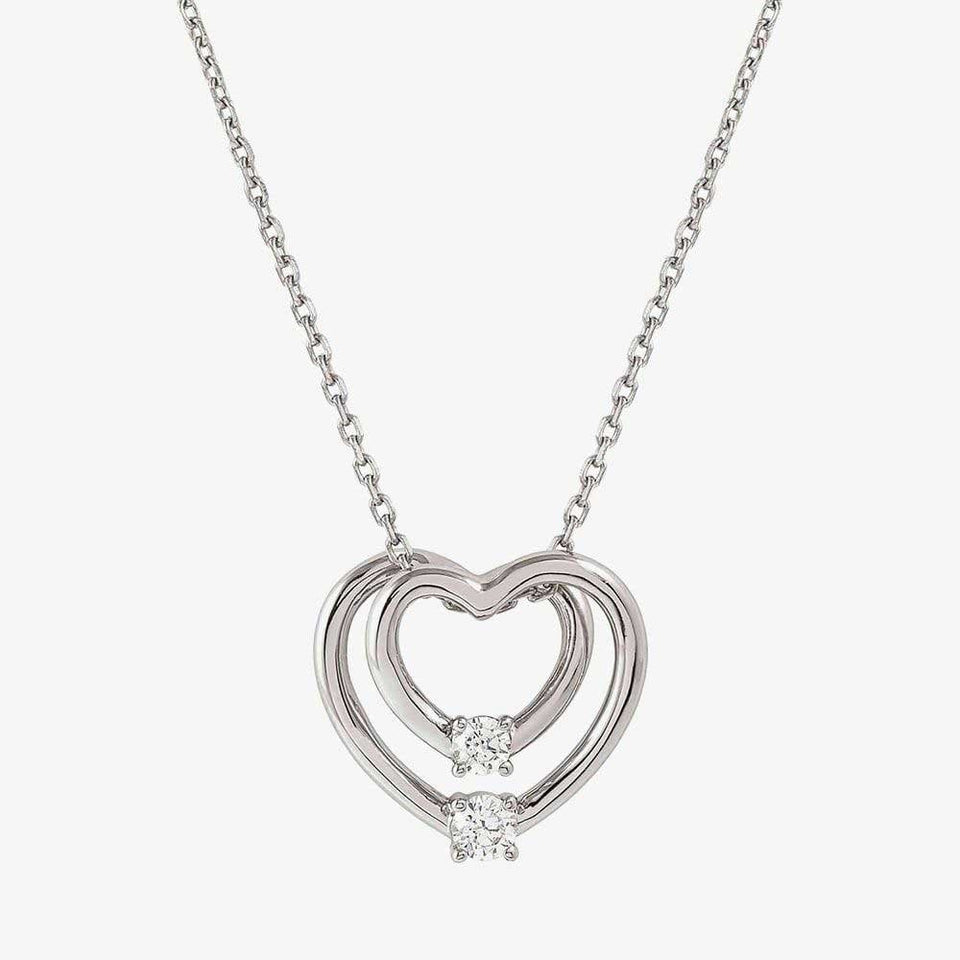 Nomination COSMICLOVE Steel Double Heart Necklace
