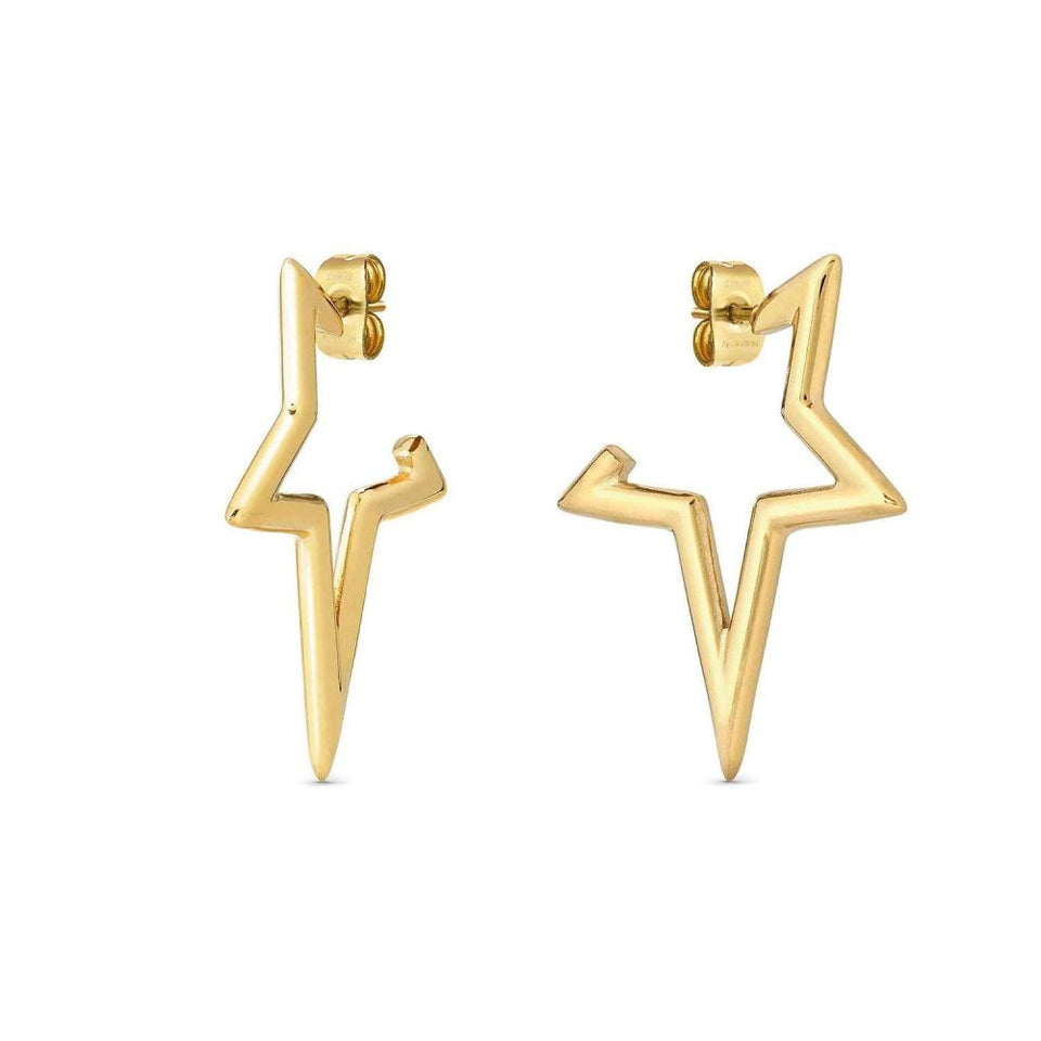 Nomination ECCLECTICA Gold Plated Open Star Earrings