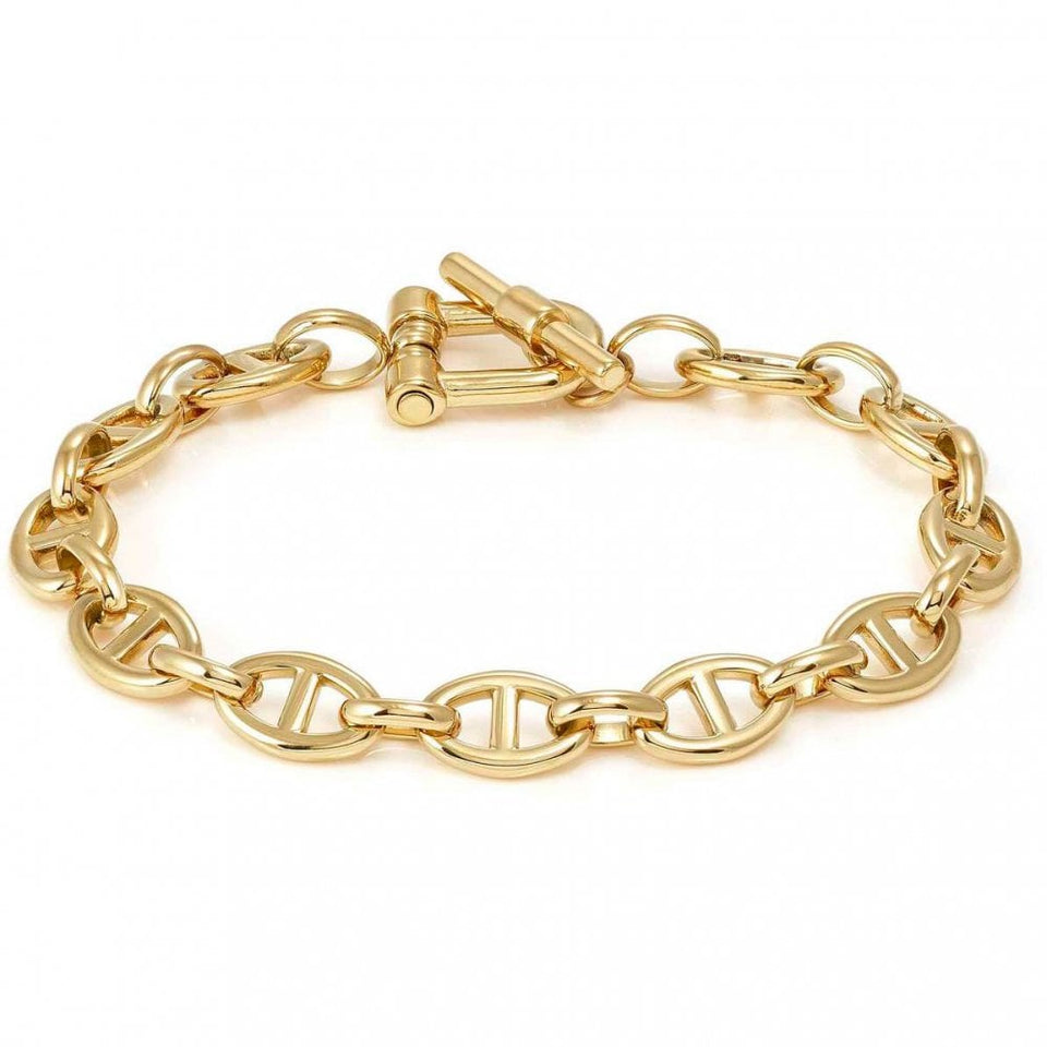 Nomination ECCLETTICA Gold Plated Navy Style Chain Bracelet