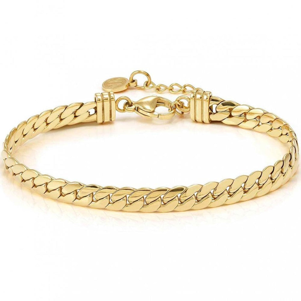 Nomination Ecclettica Gold Plated Snake Chain Bracelet