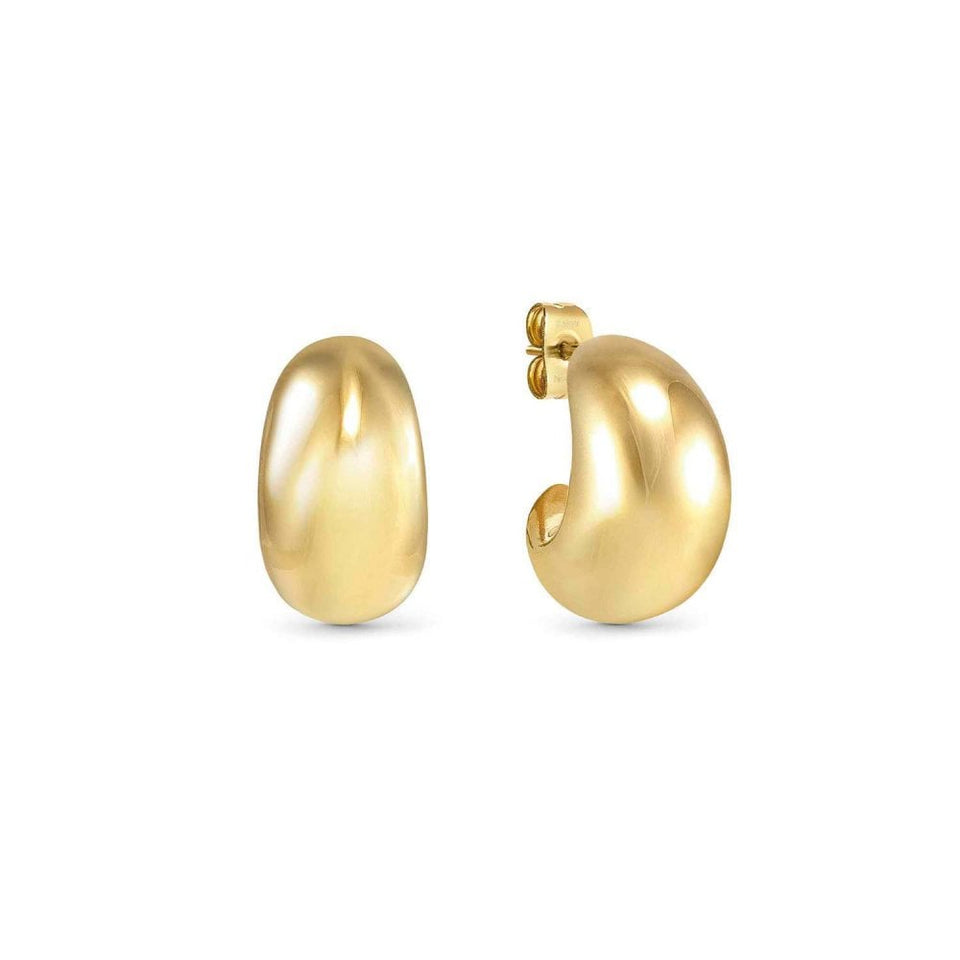 Nomination ECCLETTICA Gold Toned Small Dome Hoop Earrings