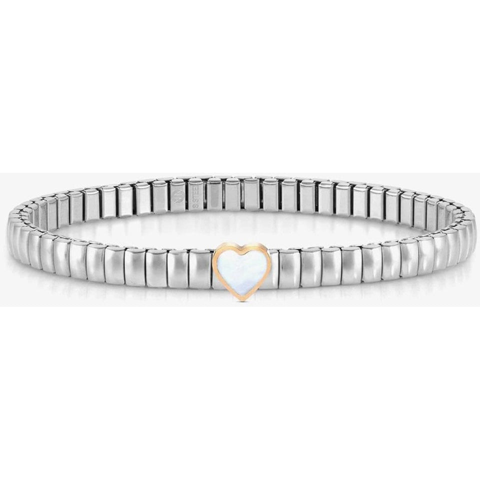 Nomination EXTENSION Mother of Pearl Rose Heart Bracelet
