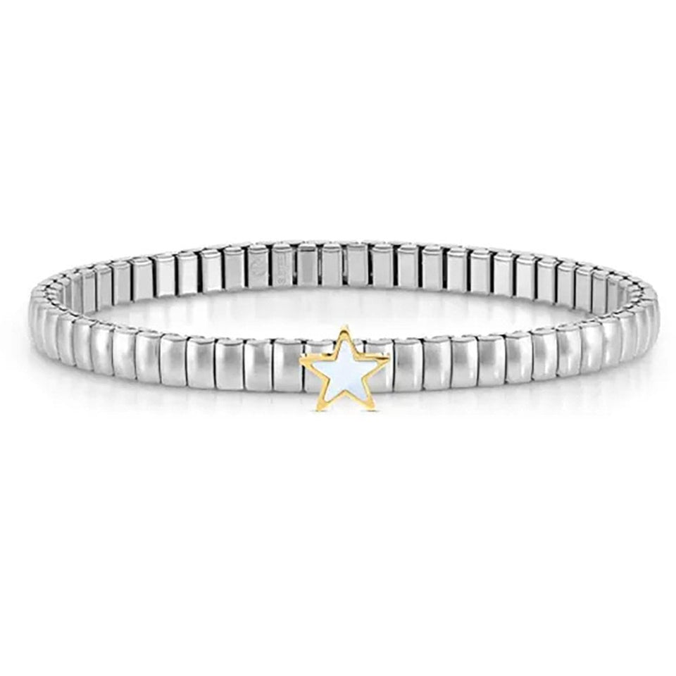 Nomination EXTENSION Mother of Pearl Yellow Gold Star Bracelet