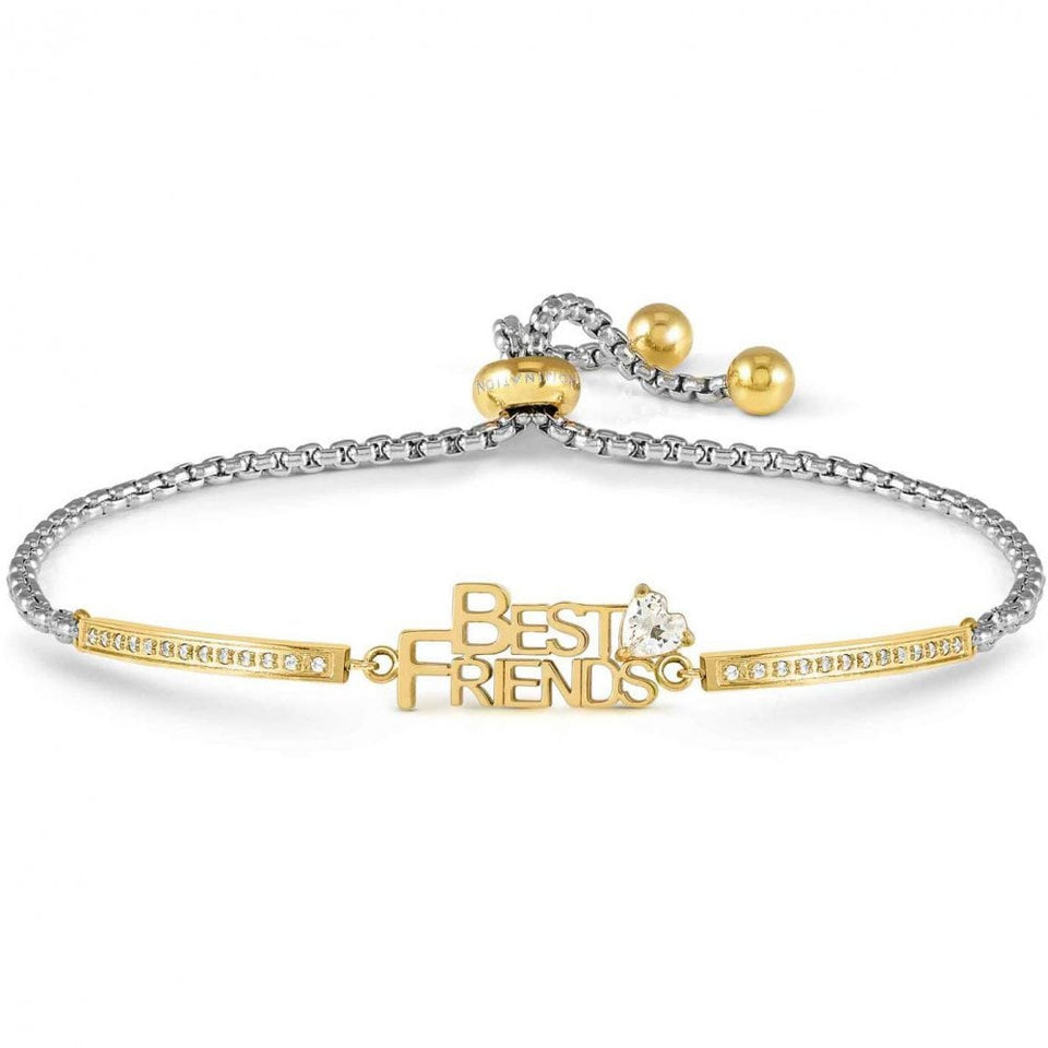 Nomination Milleluci 'Best Friends' Gold Tone Toggle Bracelet