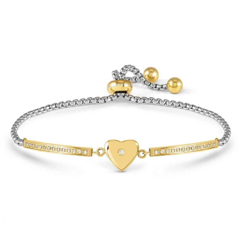 Nomination MILLELUCI Gold Heart Toggle Bracelet