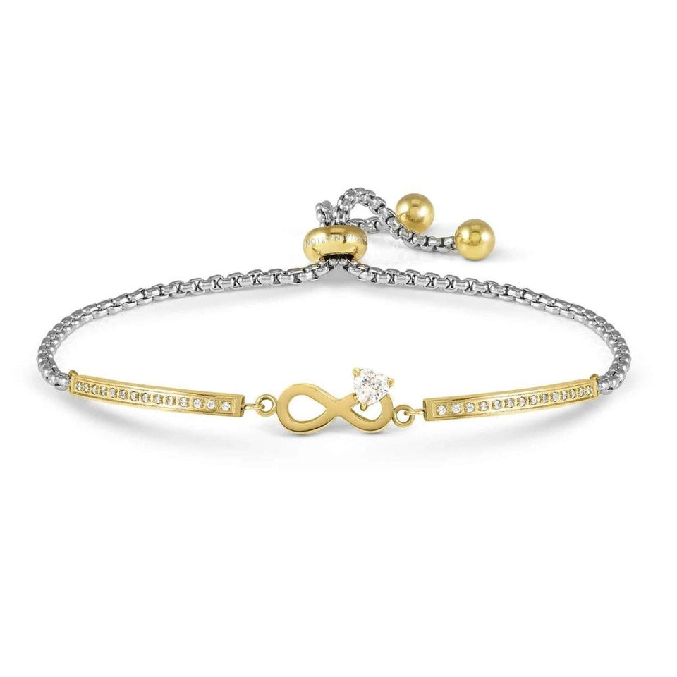 Nomination MILLELUCI Gold Infinity Stone Set Bracelet